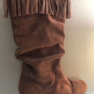 Steve Madden fringe boots